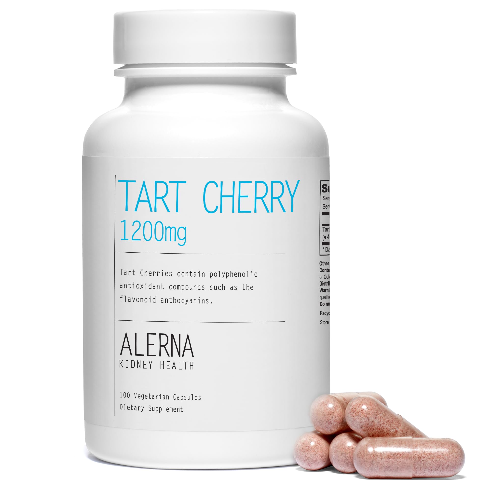 Tart Cherry Extract 1200 mg Dietary Supplement – Tart Cherry Extract Capsules with Antioxidant Support – Joint Comfort Supplement for Everyday Mobility Support – 100 Vegetarian Capsules (Pack of 3) — Amazon image 2