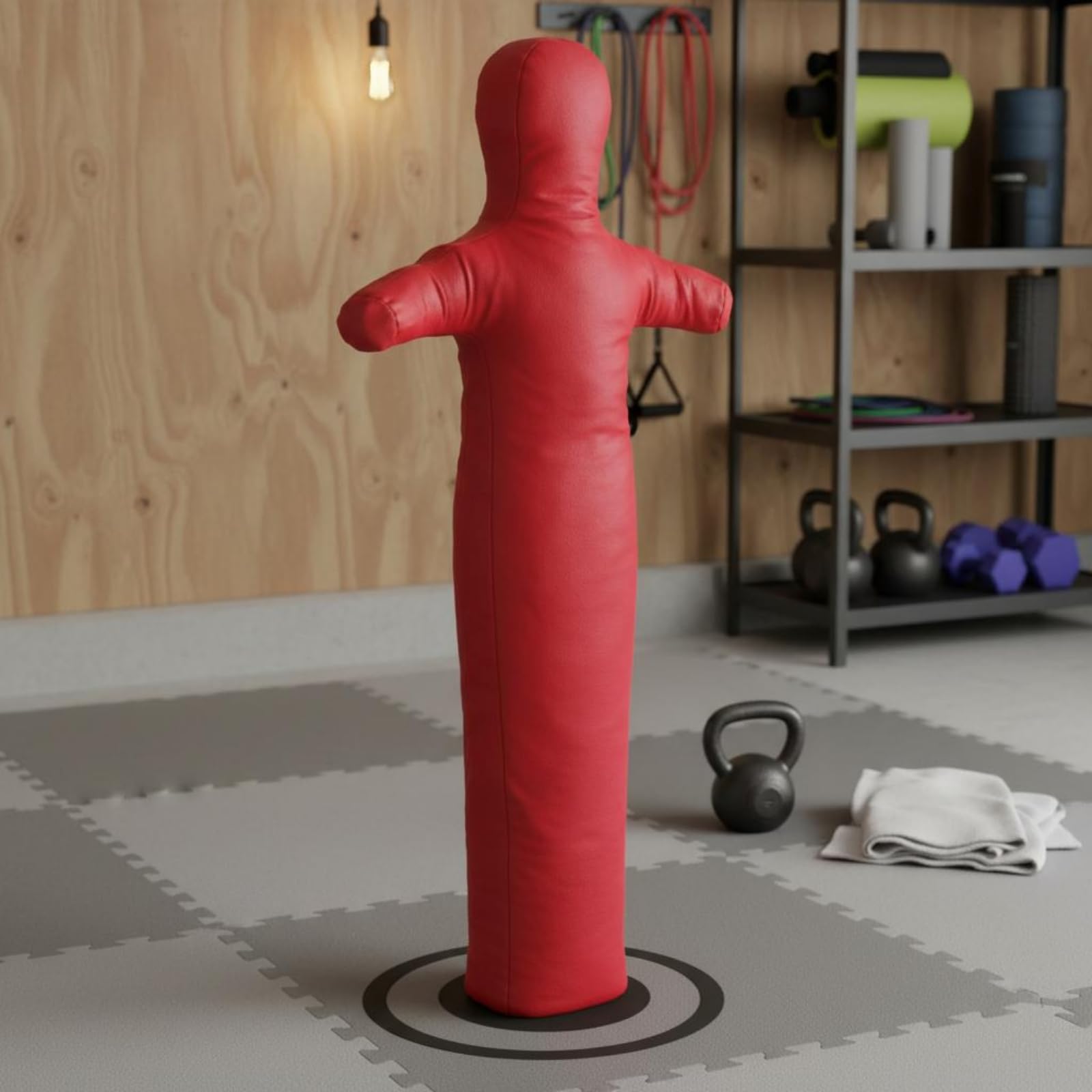 predolo Manichino da Combattimento Multifunzione Forma da Lotta Riempibile Manichino Pugilato per Scuola Arti Marziali, Palestra