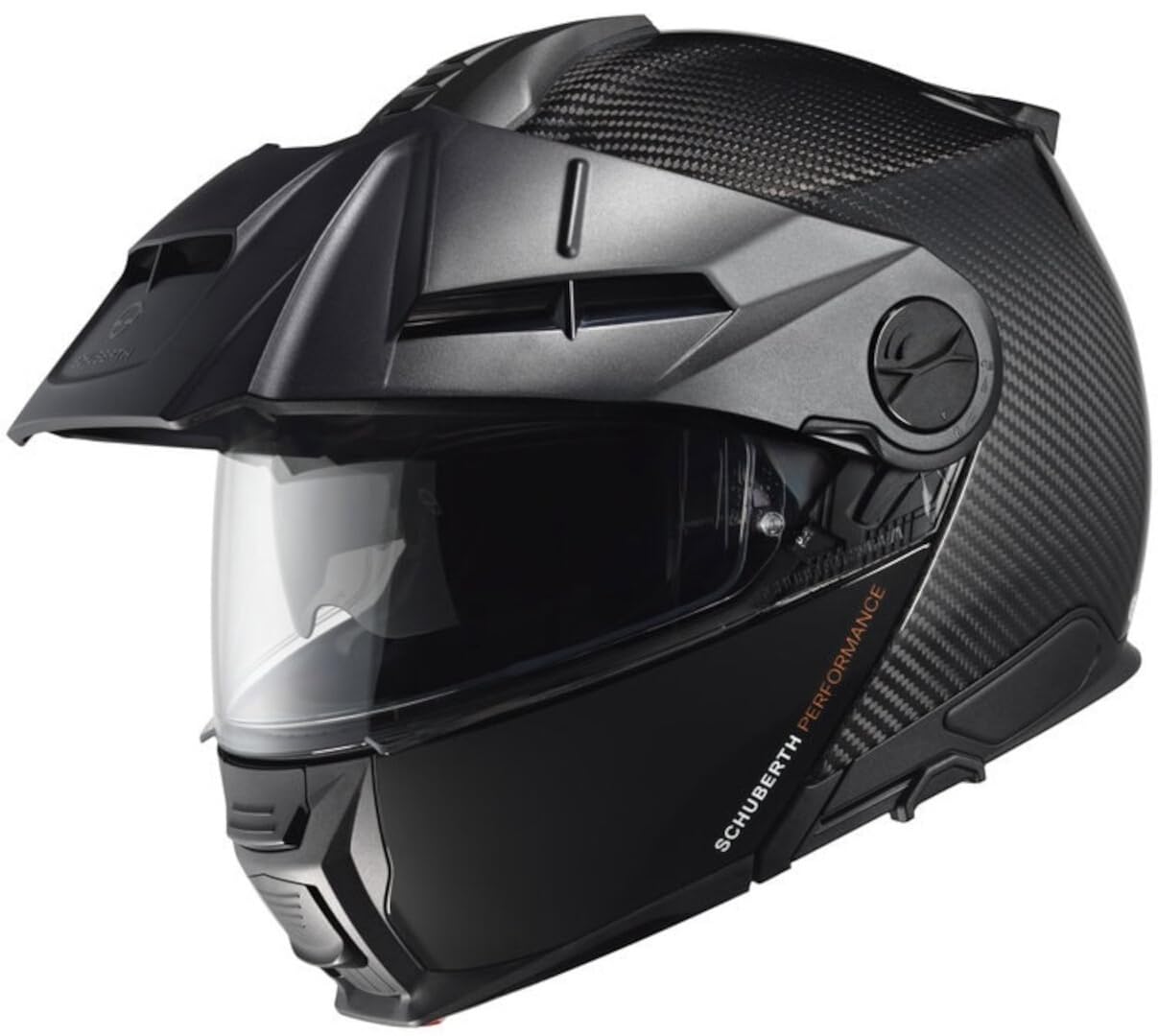 Schuberth E2 Glossy Carbon Hełm, sadza, M (57)