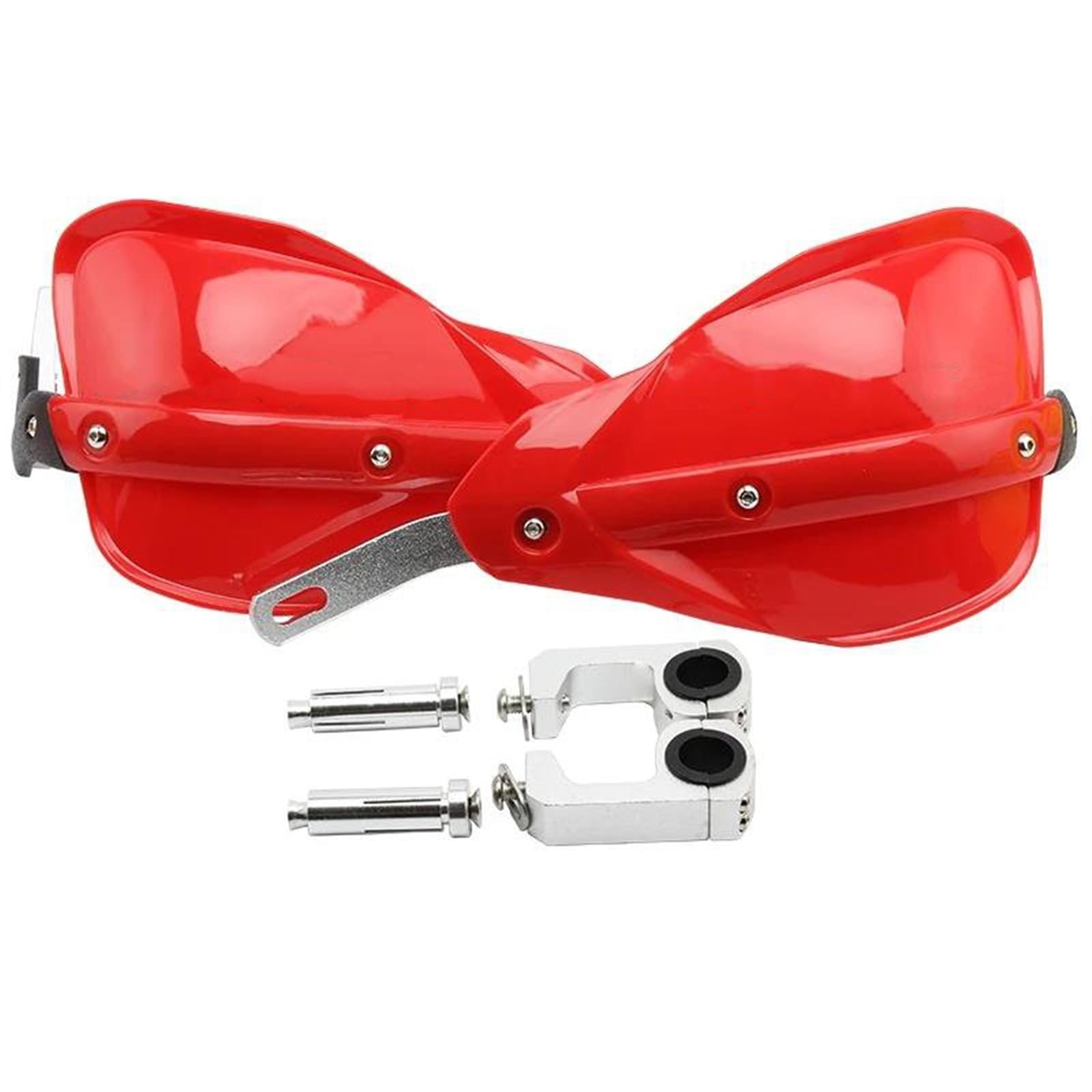 Mano Protezione Protezione Paramani Moto 22mm 28mm per Manubrio ADV EXC Enduro Te CRF WRF DRZ KLX Dirt Bike ATV Paramani per Moto (Color : Rosso)