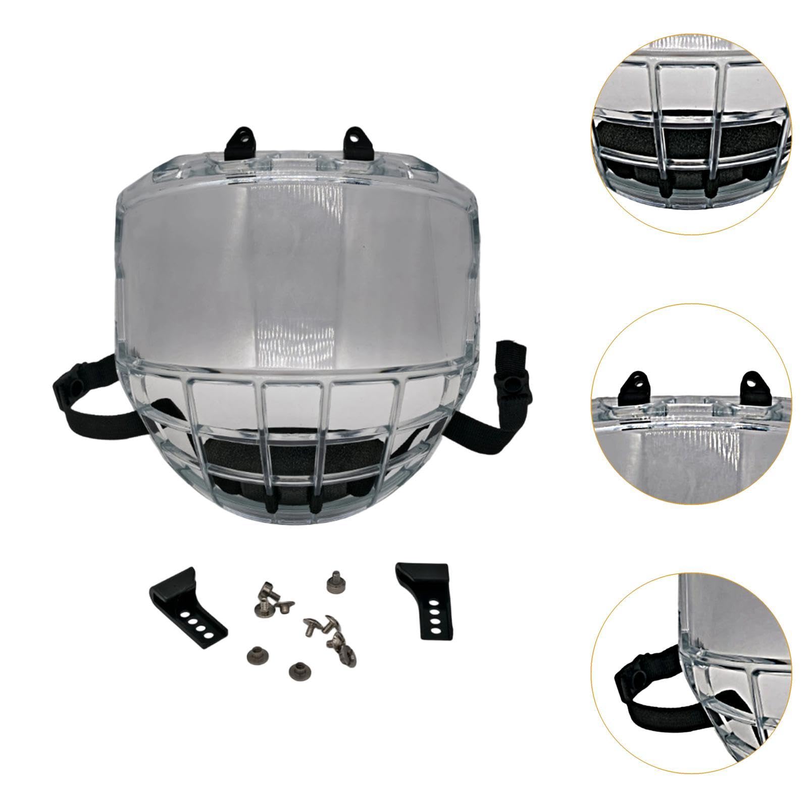 Baoblaze Casco da Hockey Ghiaccio Visiera di Ricambio, Visiera antiappannamento, Protezione Integrale del Viso, Traspirante, Antigraffio