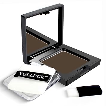 Root Touch Up Powder, Instantly Cover Gray Hairline Powder, Root Touch Up powder for Women & Men,Bald Spots, Eyebrows Medium Brown, 0.42 Ounce Pack of 1