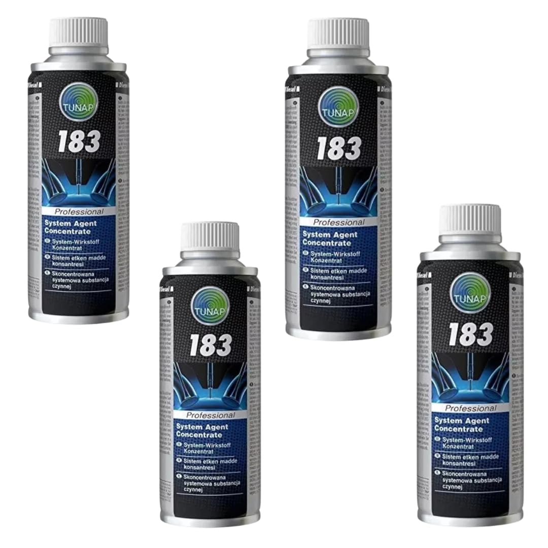 4X Additivo Iniettori Diesel 183 Pulizia Depositi Carburante
