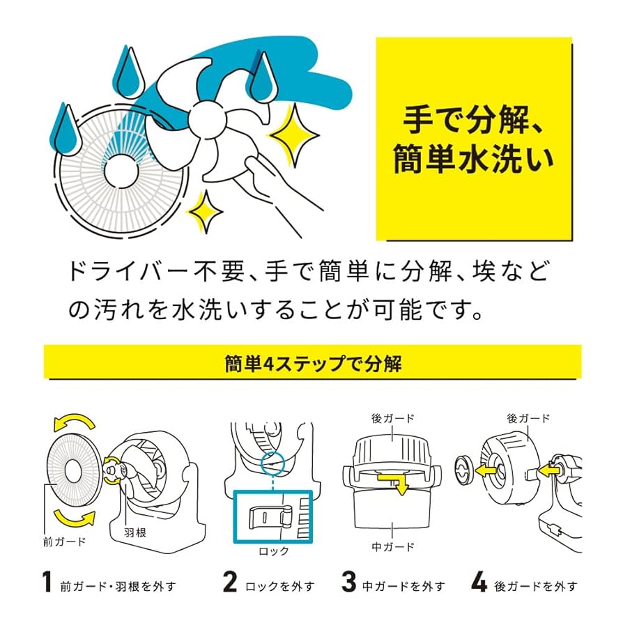 ドウシシャ サーキュレーター CIRKILATOR 18cm 分解して水洗い可能 Amazon | ドウシシャ サーキュレーター CIRKILATOR 23cm 【分解