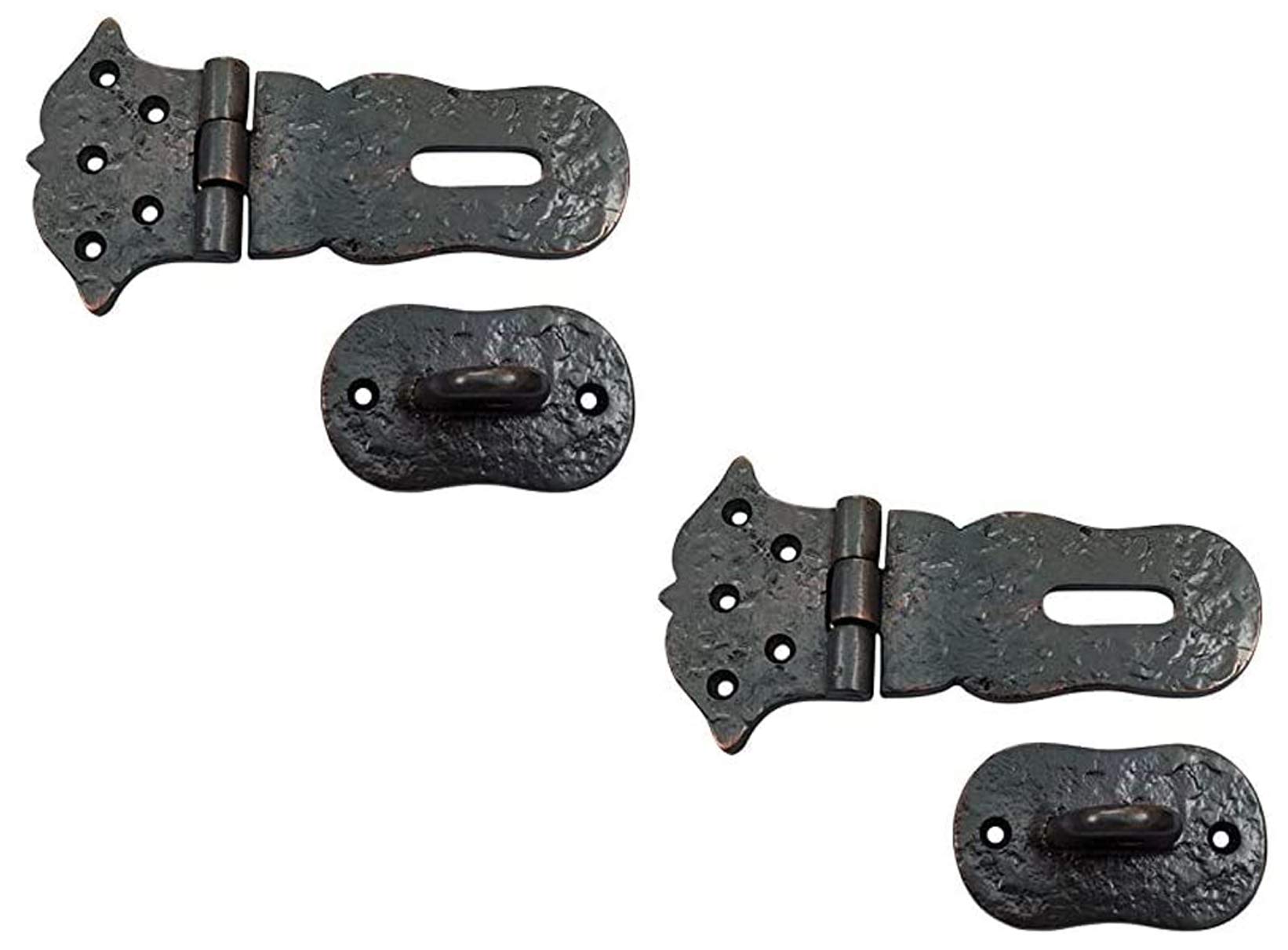 Antique Cast Iron Hasp - Secure Your Doors -8