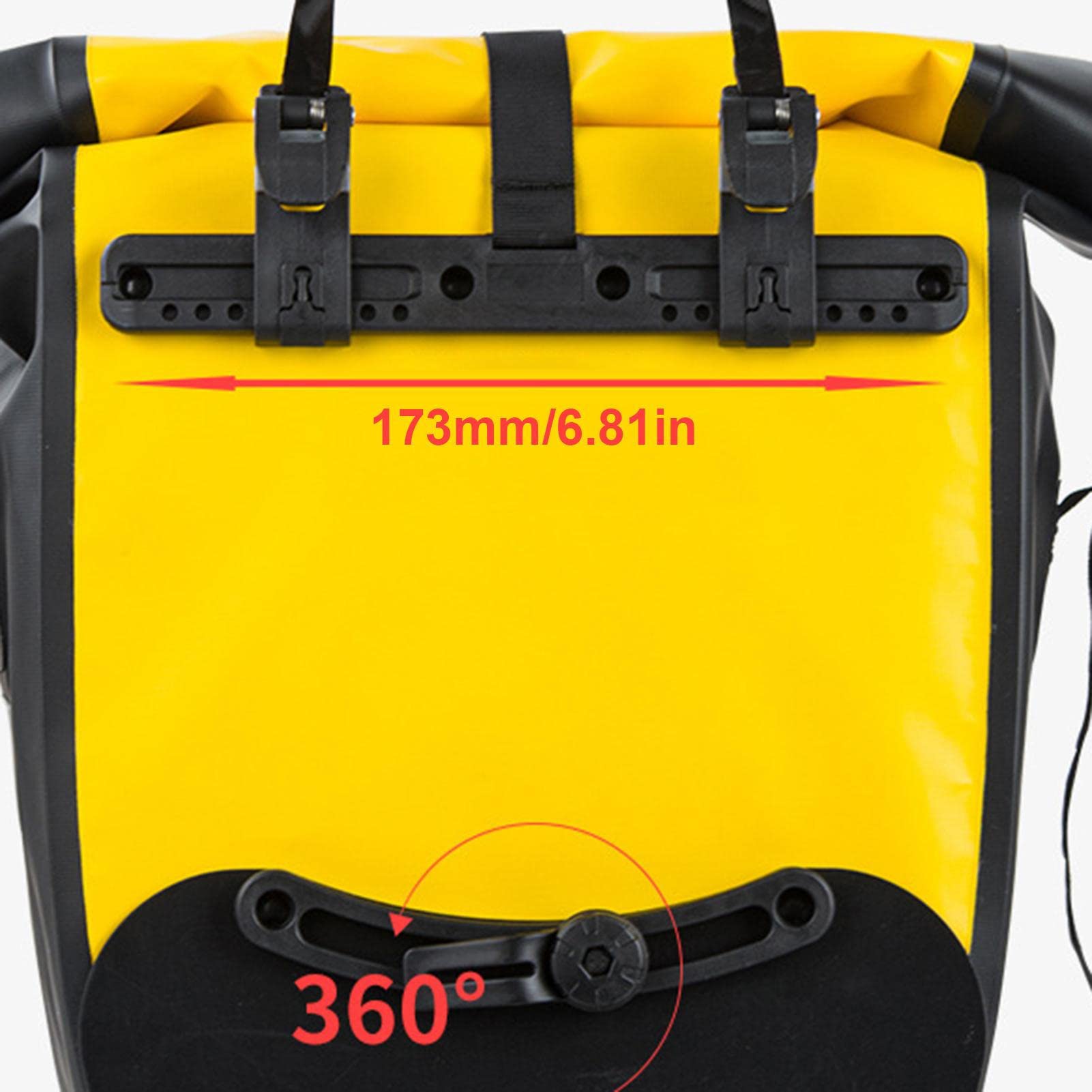TAYSTE Borsa Laterale per Bicicletta, Clip per Fibbia per Borsa da Telaio, 360 Gradi, Clip per Fibbie di Ricambio Resistenti