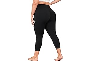 3X Plus Size Scrunch Butt Leggings with Pockets