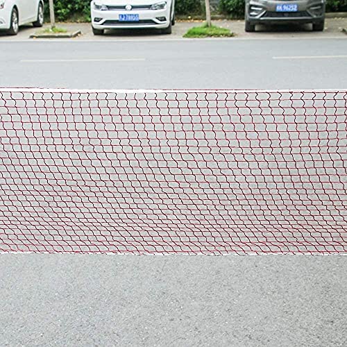 HTDHS Badminton Net 6.1m x 0.79m Draagbare 20"Standaard Training Badminton Net Duurzaam Lichtgewicht Shuttle Mesh Outdoor Sports Entertainment (Color : Dark Red) - Image 6