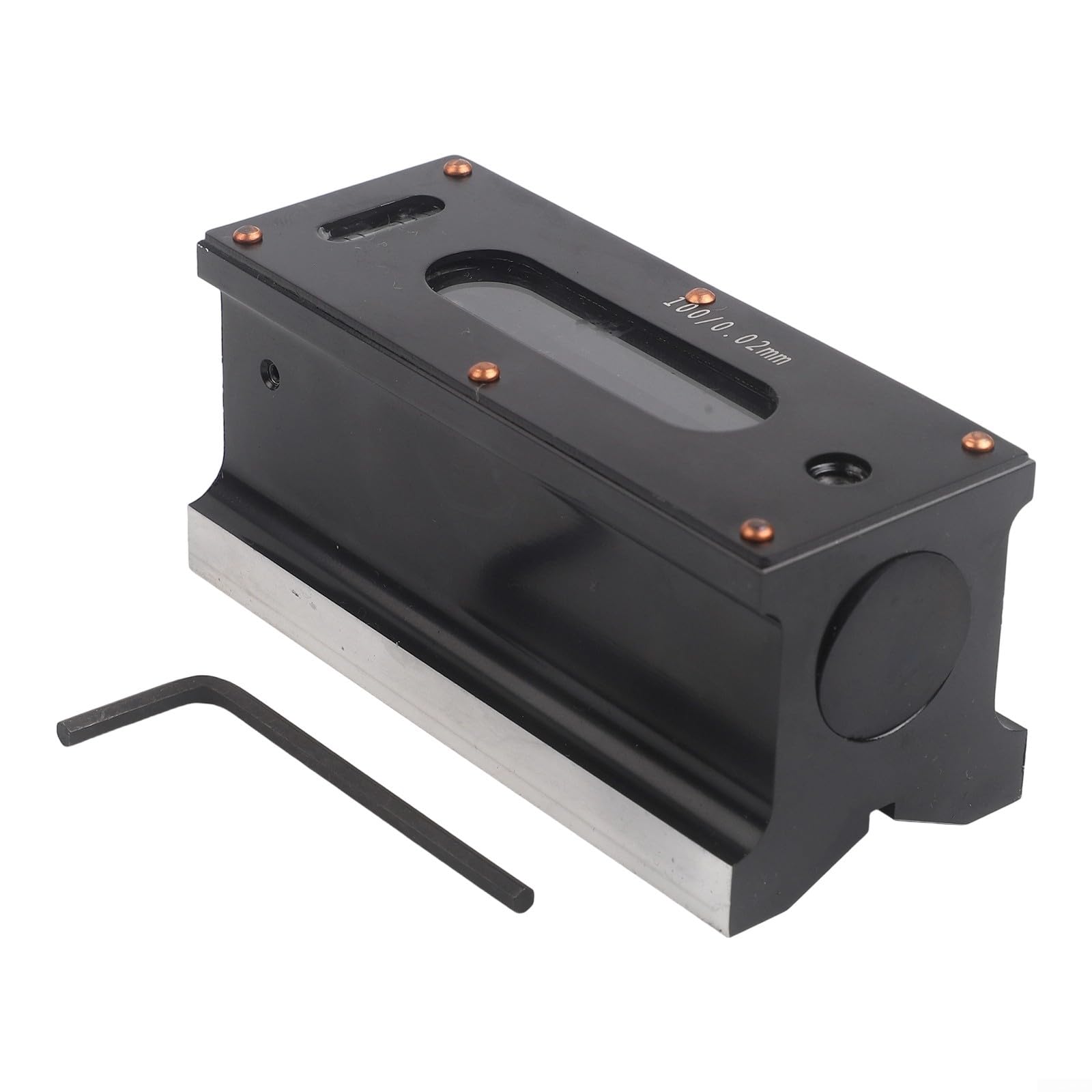 Metal Fitter Level 100mm 0.02mm with V-Groove Base(100mm)