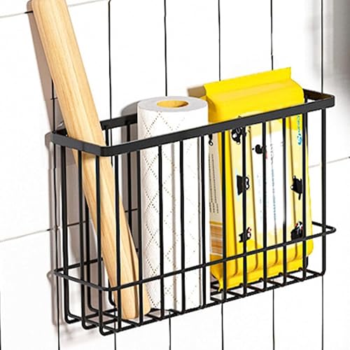 Miniatura 3 de Cabilock Hanging Wall Basket Non-punching Storage for Bathroom and Kitchen Capacity Organizer for Sundries and Towels Easy to Install Without Damage