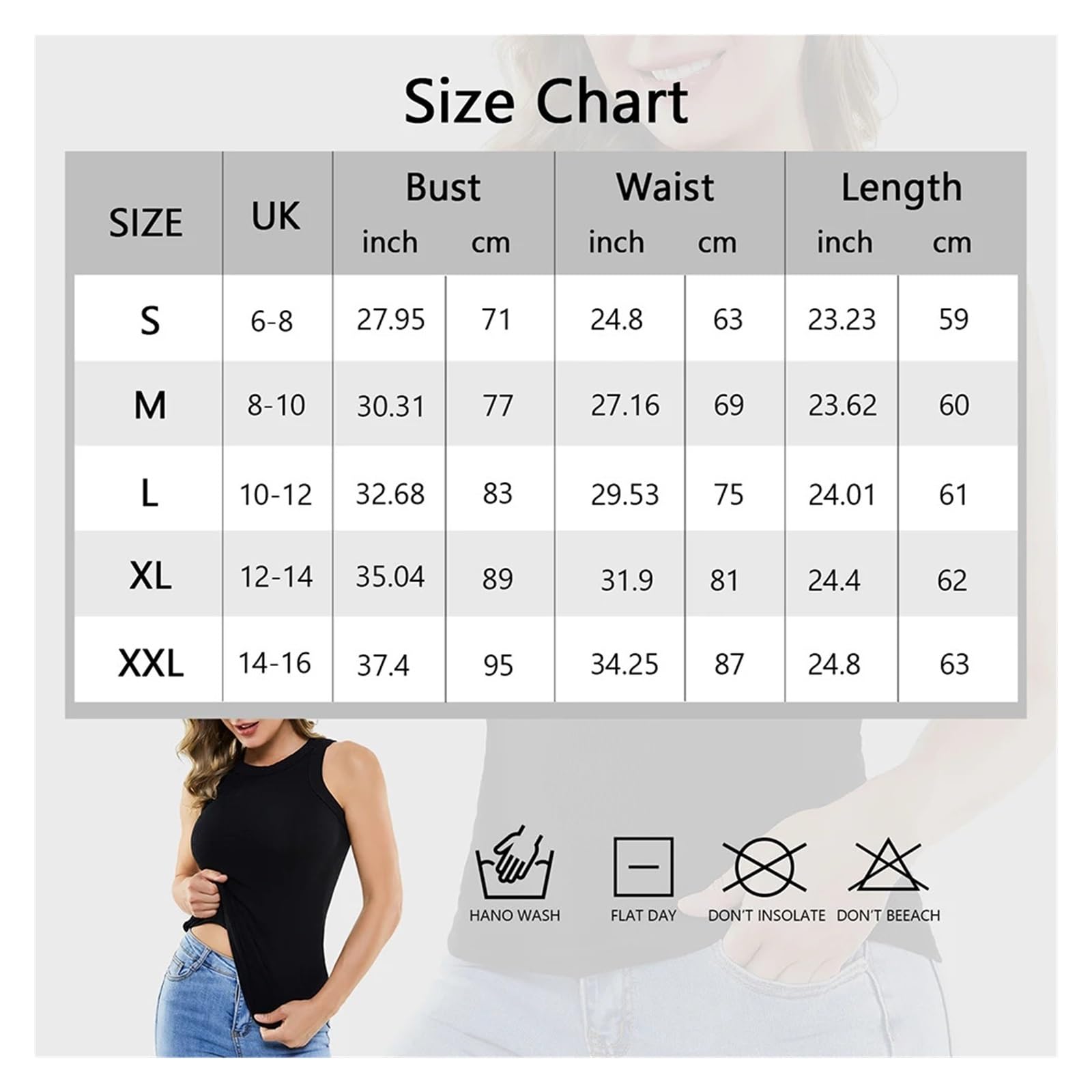 Canotte da Allenamento da Donna Canotte Sportive da Donna for Donna Camicia Basic Estiva Senza Maniche Camicette Aderenti arrotondate con Collo Alto(Black,M)