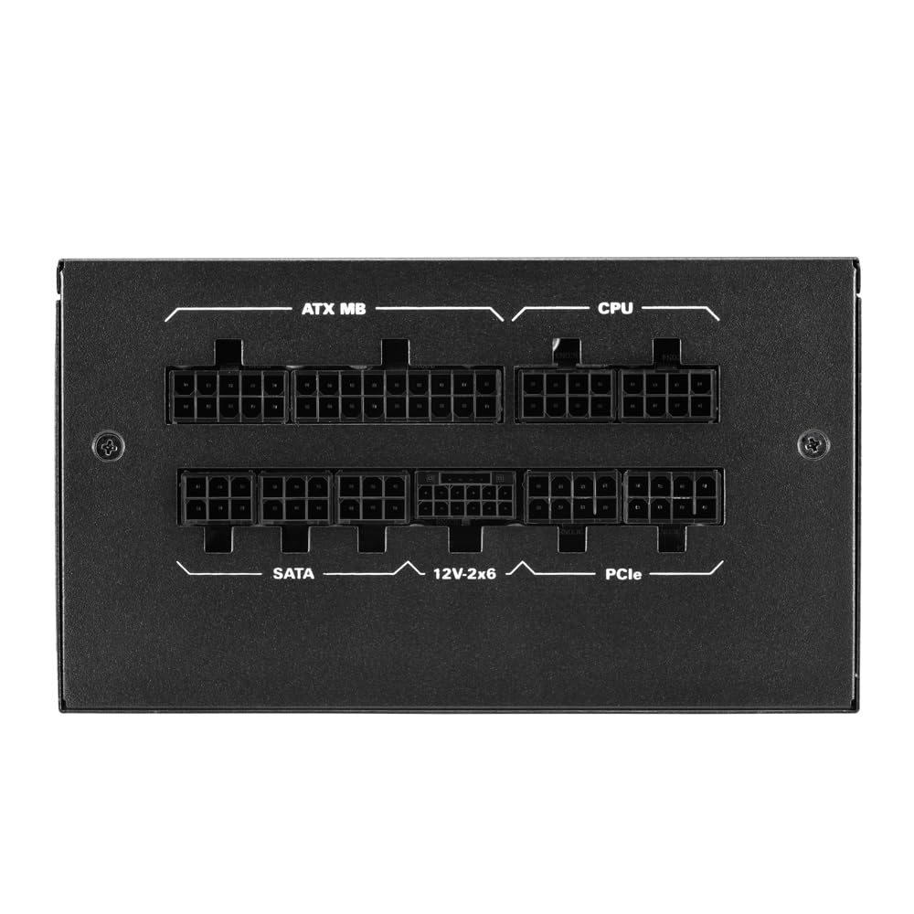 Sharkoon Rebel P20 850 - Alimentatore da 850 Watt, alimentatore per PC ad alte prestazioni, modulare, silenzioso ed efficiente