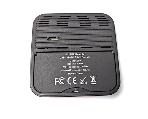 Miniatura 6 de Usmile Sensor de humedad y temperatura WiFi inteligente con control remoto IR para automatización del hogar, compatible con Alexa, Google Assistant,