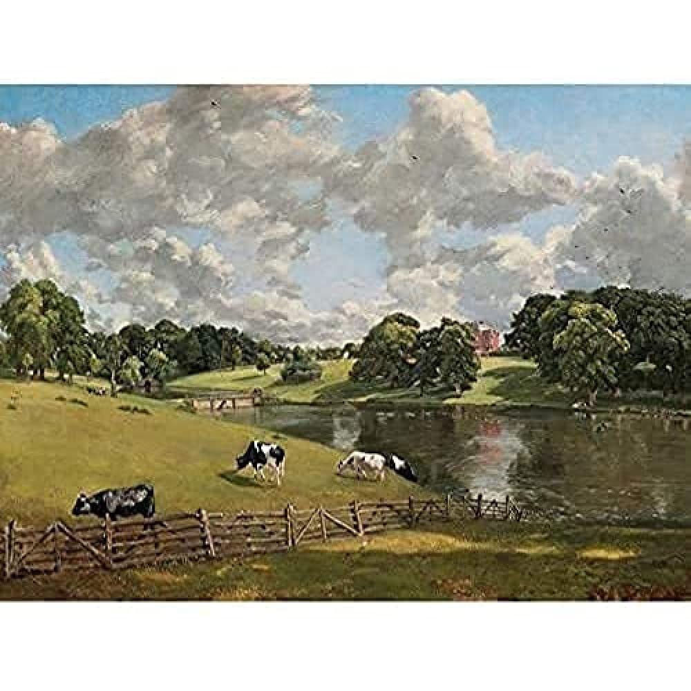 John Constable Wivenhoe Park Essex Cropped Unframed Wall Art Print Poster Home Decor Premium