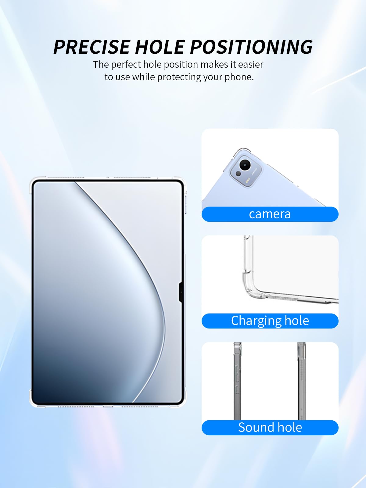 MOCA Soft TPU For Xiaomi Pad 6 11 Inch 2023 Case Clear Cover For MiPad