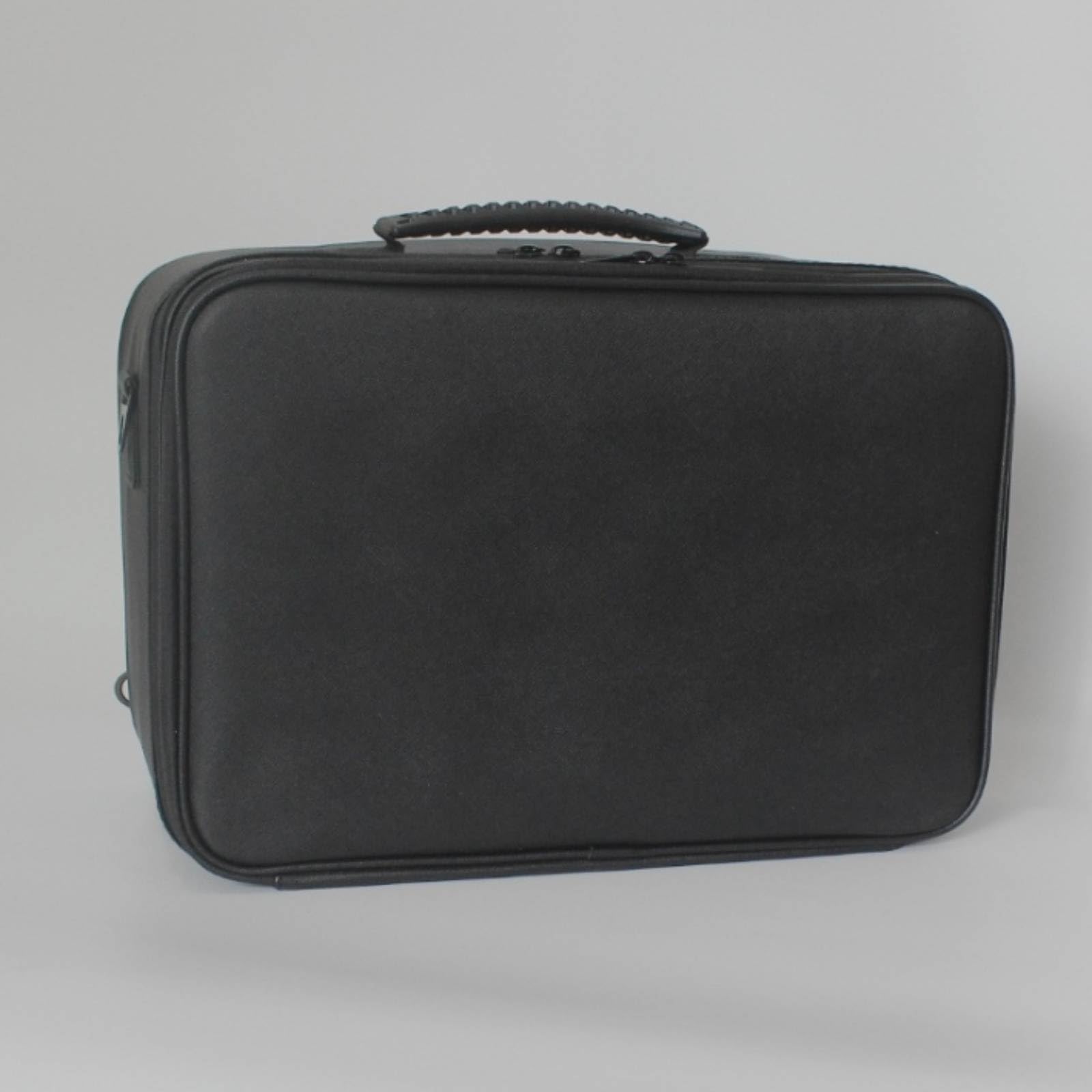 Cosmetic Storage Case Trucchi Valigetta Organizer Porta Cosmetici Borsa Grande Capacità E Scomparti Rimovibili in Pelle Pu con Coperchio Trasparente Adatta a Viaggi 41cm