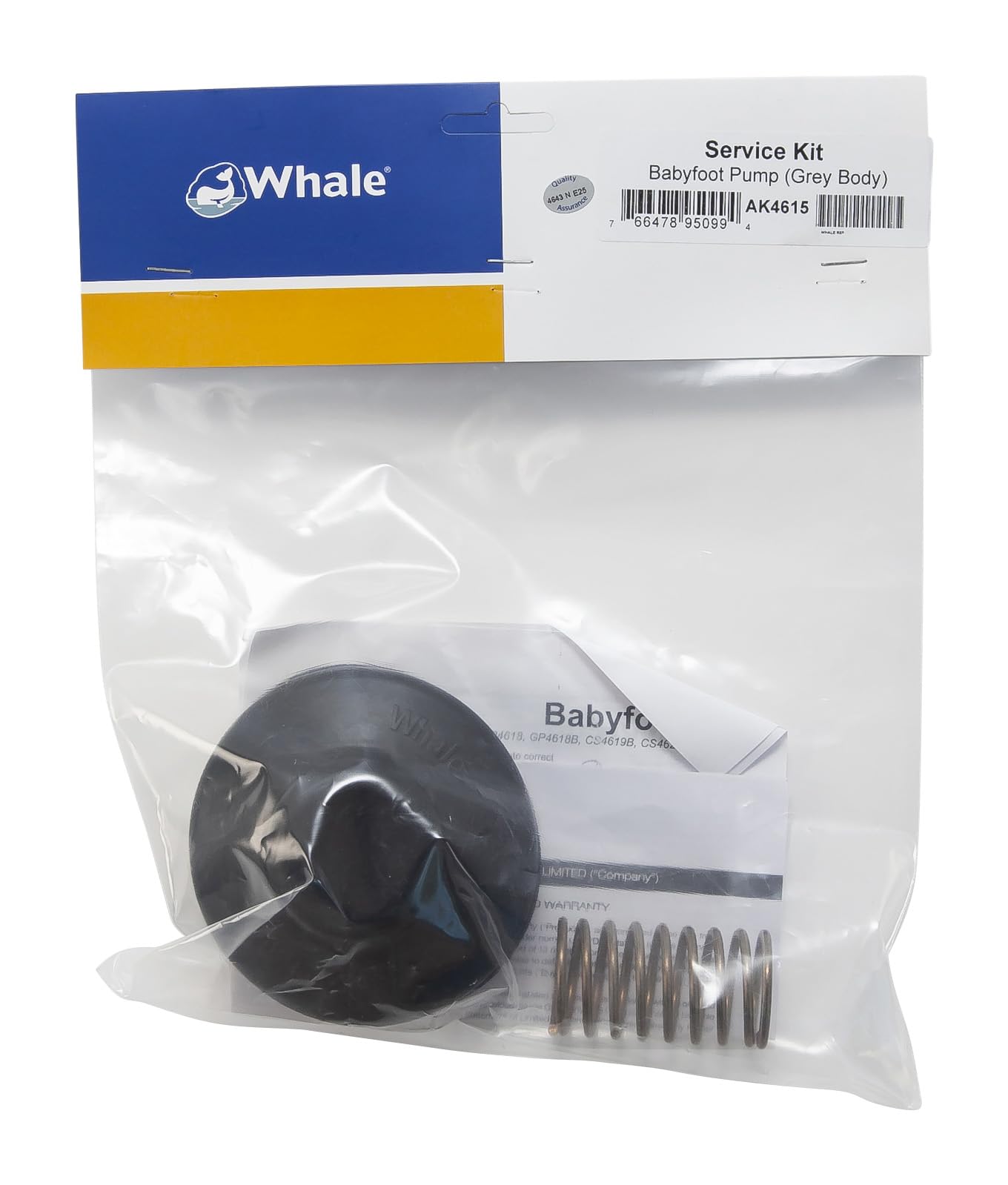 Whale Pompe Doccia Barca, pozzetti Unisex, Nero, Taglia Unica