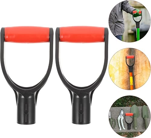 Miniatura 2 de GANAZONO Mango de repuesto 2pcs mango de agarre portátil para excavar herramientas de rastrillo