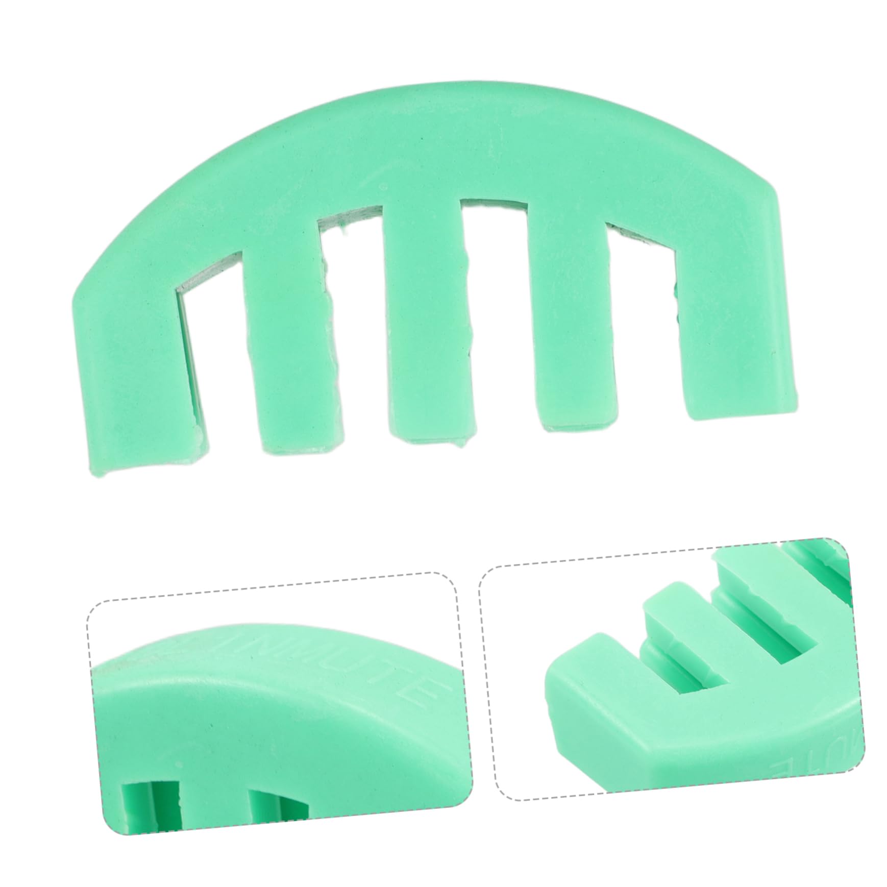 ERINGOGO Sordina Ligera y Práctica de Goma Verde Diseño de Cinco Garras para Violín para Reducir el Volumen al Practicar en Privado