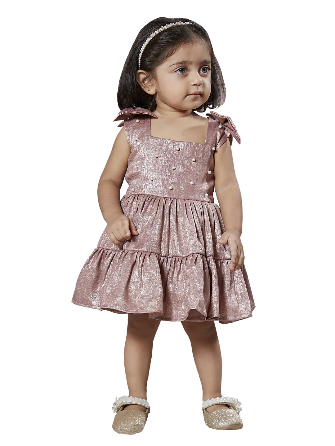 VASTRAMAY Girls' Dress - This Adorable Frock for Baby Girls is Perfect for Sp...