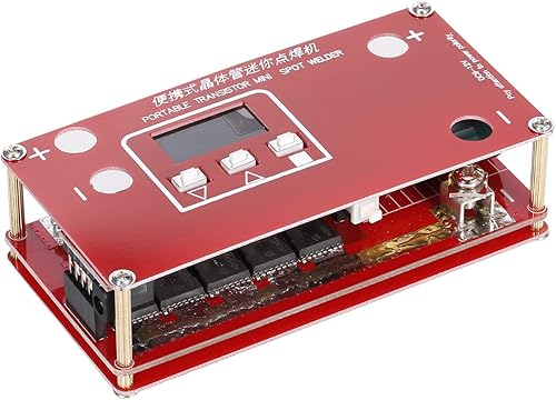 Miniatura 2 de Soldador por puntos portátil, herramienta de soldadura por puntos de bricolaje 99 engranajes para batería 18650, varias fuentes de alimentación de