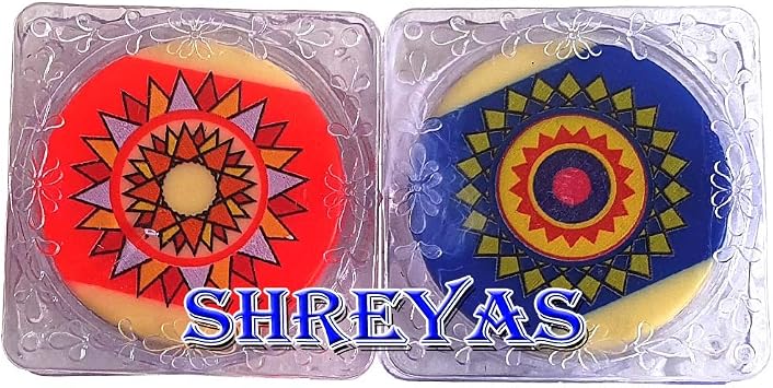 SHREYAS Standard Size Extra Spl Carrom Tournament Striker Set of 2 pcs Design & Colour May BE Different