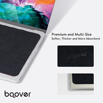 2 Pack Reversible Microfiber Laptop Keyboard Cover Cloth,Screen Keyboard Imprint Protection,Microfiber Liner Cleaning Cloth for MacBook