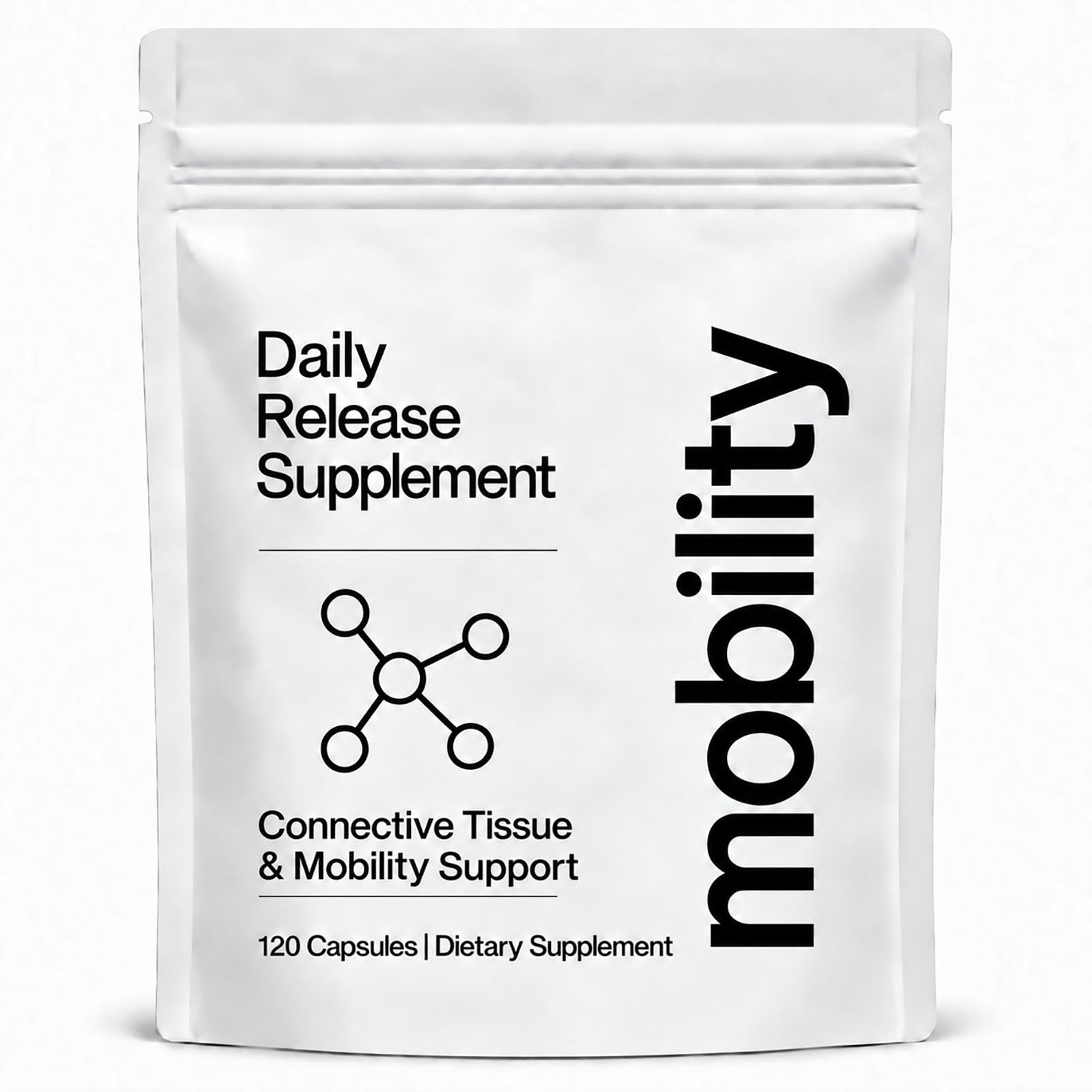 Release Supplement, Release Connective Tissue & Mobility Support Supplement with Hyaluronic Acid, Bamboo Silica, Serrapeptase, Boswellia, Bromelain & Gotu Kola, 120 Capsules