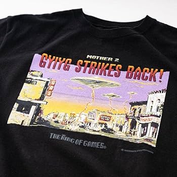 s*0様 MOTHER2 ギーグtシャツ Amazon.co.jp: mother2 Tシャツ ギーグの逆襲 サイズXXL