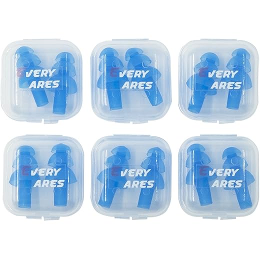 Every Cares Silicone Earplugs 6 Pairs