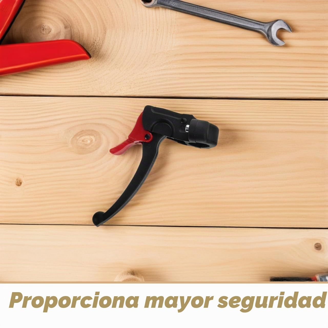 Gatuida Freno De Mano Para Silla De Ruedas Candado Auto-bloqueo, Plástico Duradero, Par De Repuestos Laterales, Compatible Carros De Compra y Uso Transporte, Palanca Ergonómica Para Mayor Seguridad