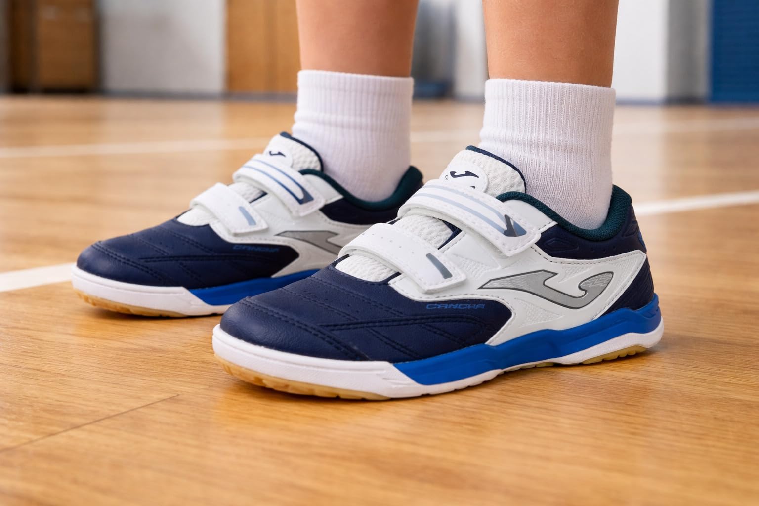 Joma CAJW2506INV Zapatillas Deportivas niño Joma cancha Indoor Rojo Blanco Antideslizantes Hechas en España NIÑO Zapatillas