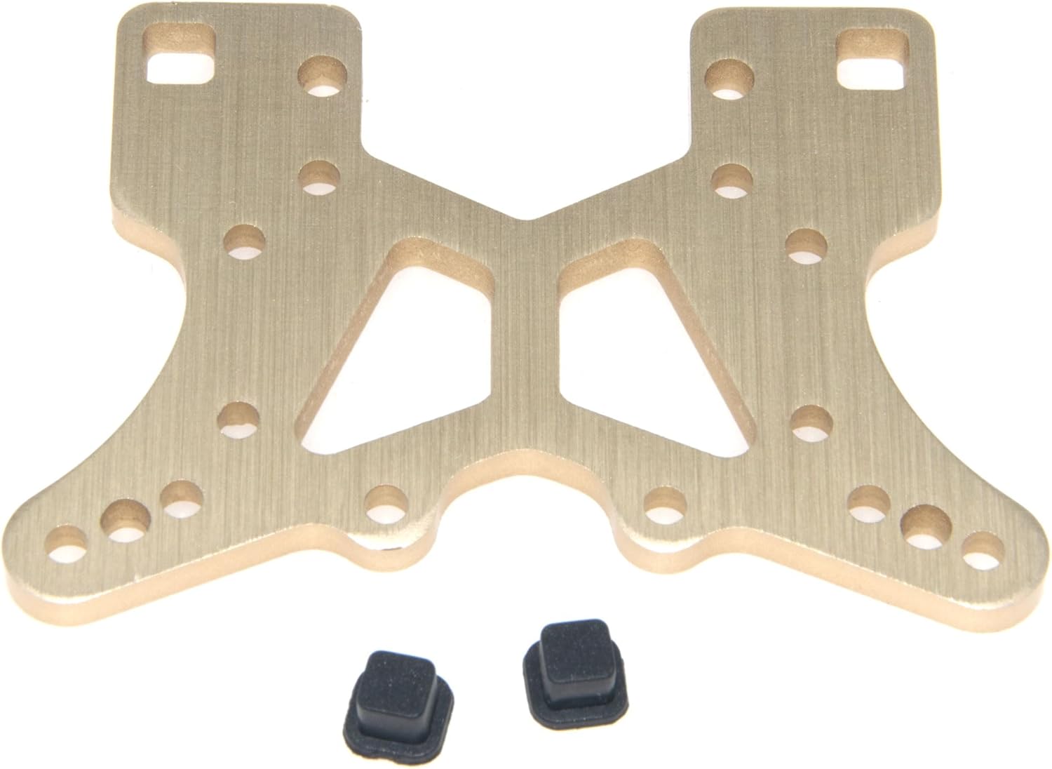 Shock Stay Shock Tower Board Compatible with JLB Racing 1/10 11101 21101 Truggy J3 Speed Truck RC Car Parts Accessories Aluminum Alloy Upgrade Replace EA1004(Gold)