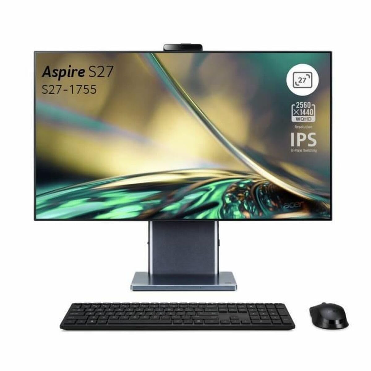 Acer All in One Aspire S27-1755 27" Intel Core i5-1240P 16 GB 512 GB SSD Azerty Francuska