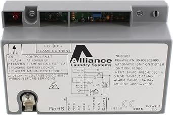 ALLIANCE LAUNDRY SYSTEMS Alliance Control,Ignition 24V 23-Sec Prg Eu Rohs 70483201P