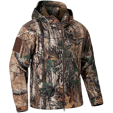 CARWORNIC Men's Camo Hunting Jacket Cover