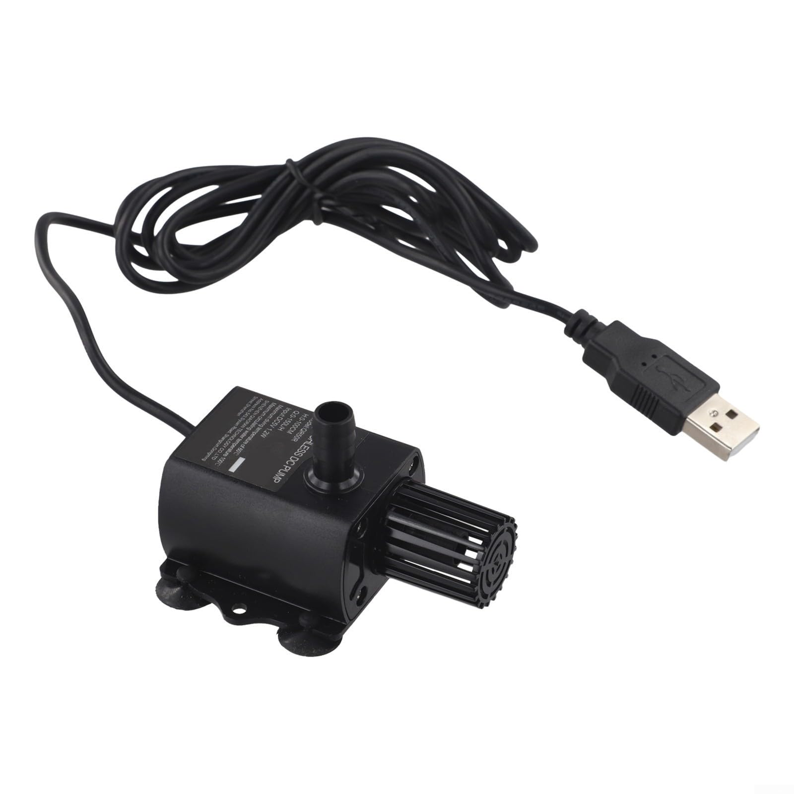 Compact USB Brushless Water Pump with Filter, Suitable for Multiple Water Circulation Uses, Featuring Stable Installation with Suction Cups