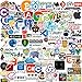 LZLPACKING 100 PZ Nuova Versione DEV Adesivi di front-end dev, lingue back-end per sviluppatori, codificatori, programmatori, hacker, geek e ingegneri