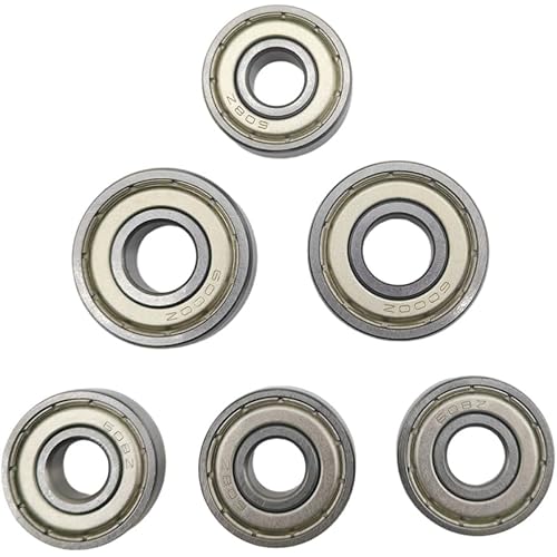 G0555 Saw Bearings Compatible with Grizzly G0555 Band Saw, Bandsaw Thrust and Guide Bearing Replacement, 6 Pack