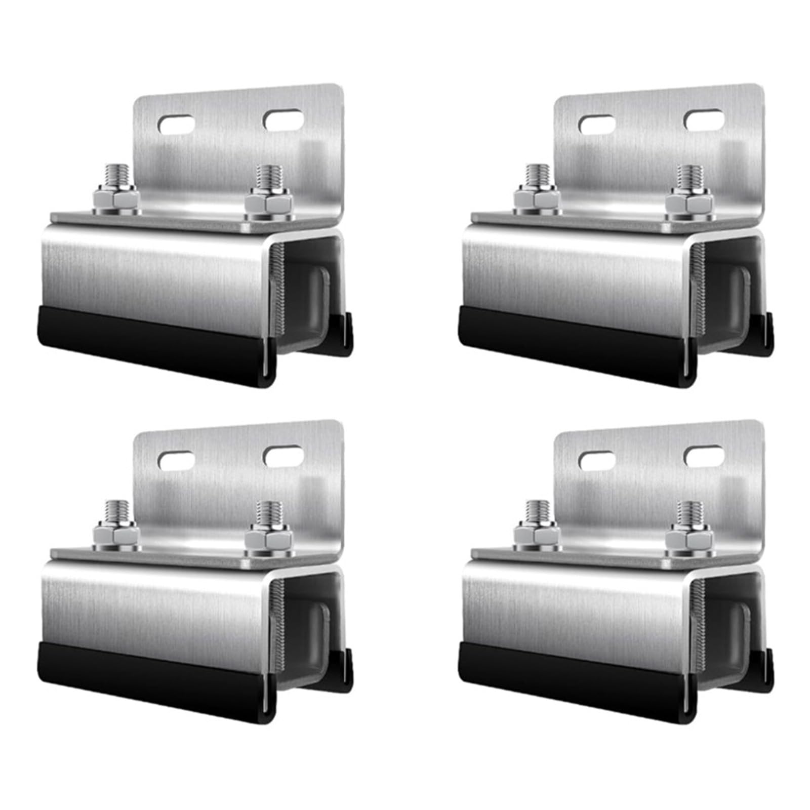 Van Roof Rack Mount Kit, 4 Stück Dachhalterungs, Roof Rack Brackets, Pilzkopfhalter Dachträger 304 Edelstahl kompatibel mit ProMaster, Boxer, Jumper, Ducato, Movano, Dachträger Adapter Kit