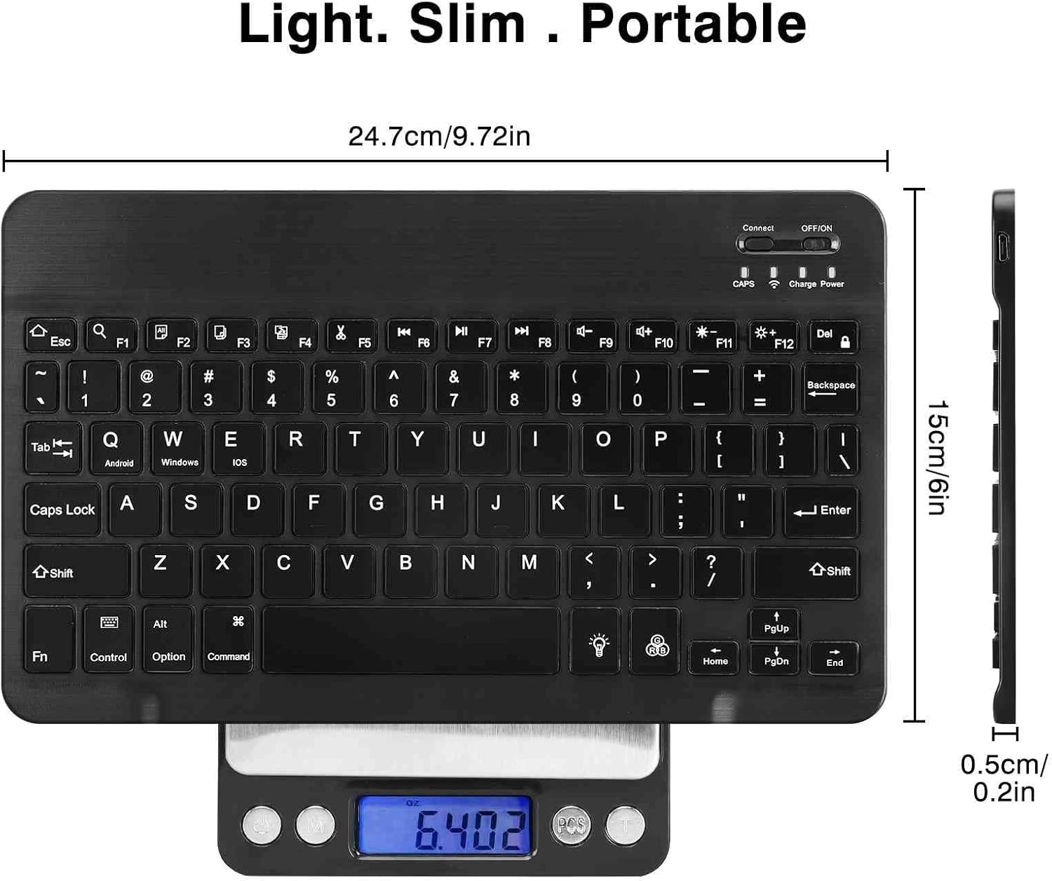 UrbanX UX030 Keyboard Dimensions