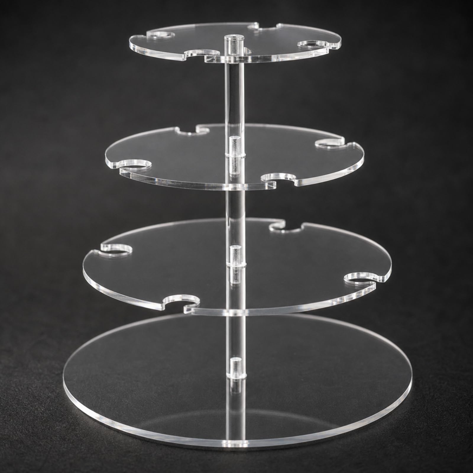 Porte-Verres à Pied en Acrylique Compact, 40