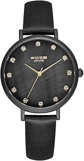 Sonata Poze Quartz Analog Black Dial PU Leather Strap Watch for Women-SP80045NL01W Price In India