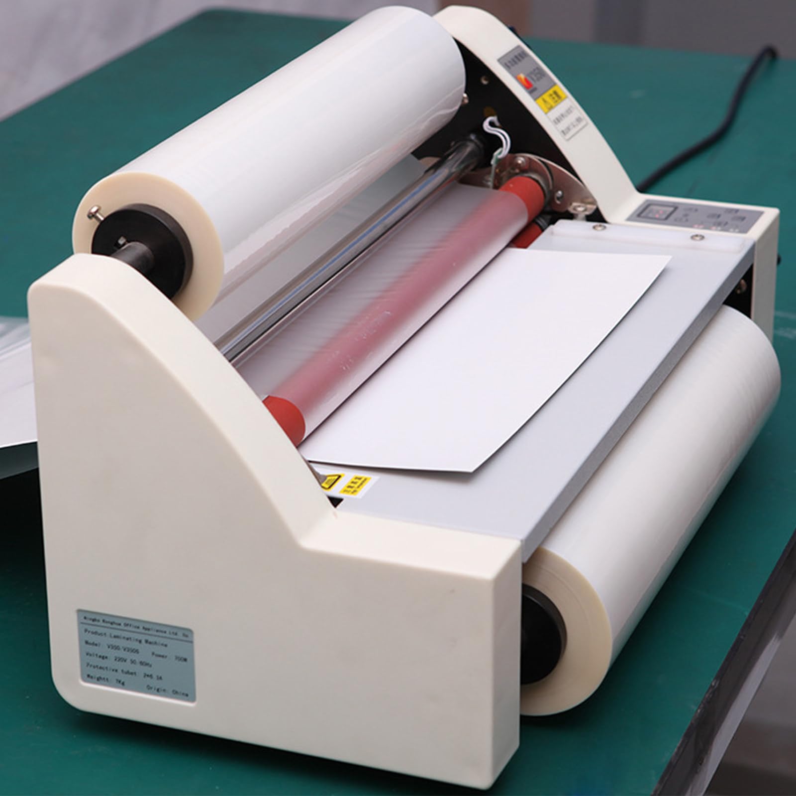 Laminatrice Termica 350 mm/450 mm Laminatrice A Caldo E Freddo, Plastificatrice Professionale A2 A3 A4 A5 A6 A7 Macchina di Laminazione Termica Su Un Lato E Su Due Lati 220 V,350mm