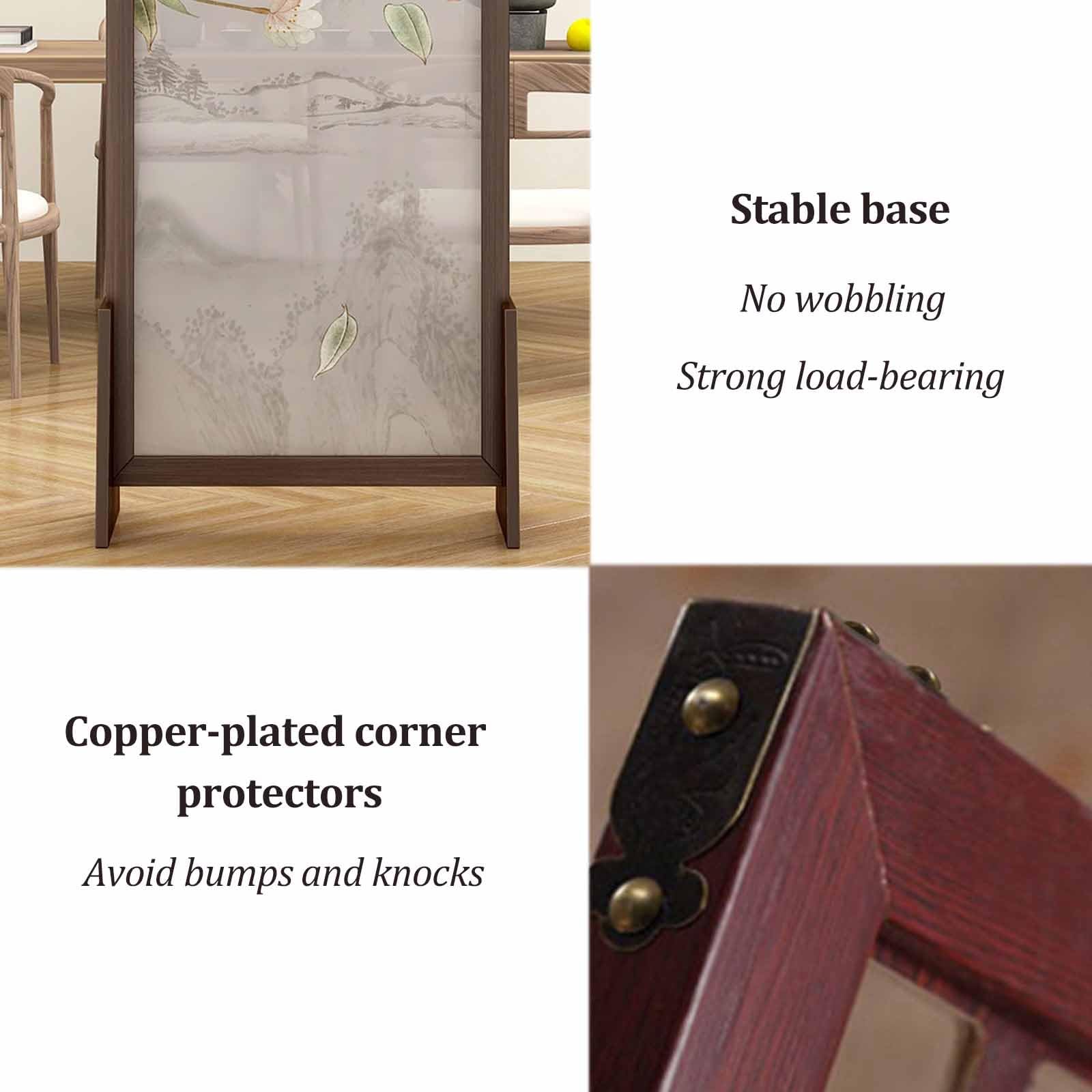 Paravent Pliable, séparateur de pièce en Bois Japonais