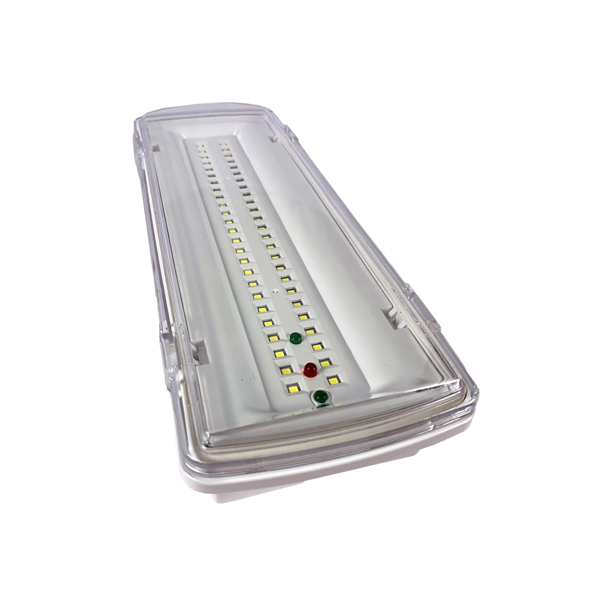 3 Lampade Di Emergenza A LED 50 Led 4W Luce Bianca - Con Batteria Incorporata E Kit Incasso