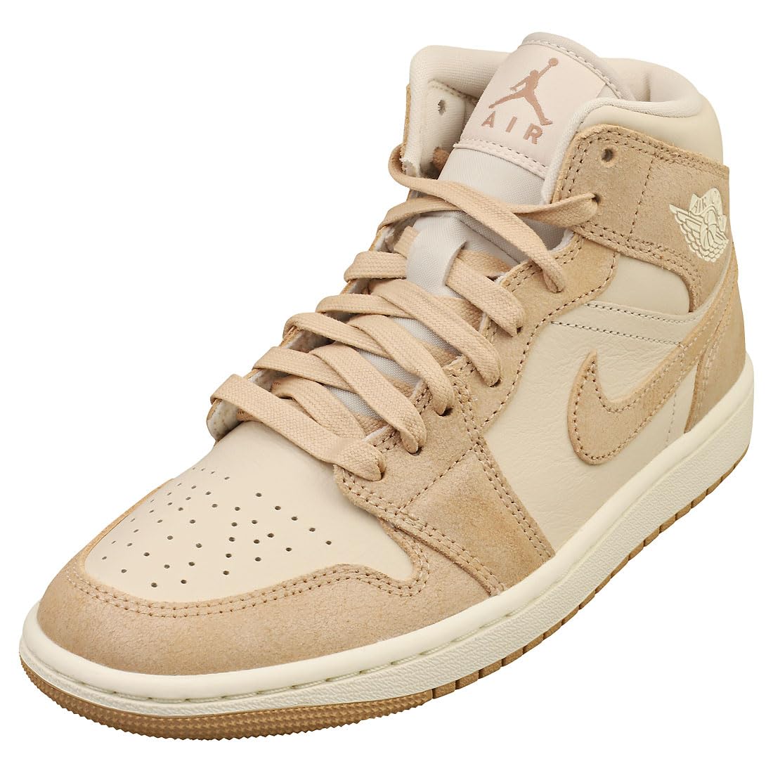 Air Jordan 1 Mid SE Women's Shoes (FJ3448-200, Legend Light Brown/SAIL) Size 10