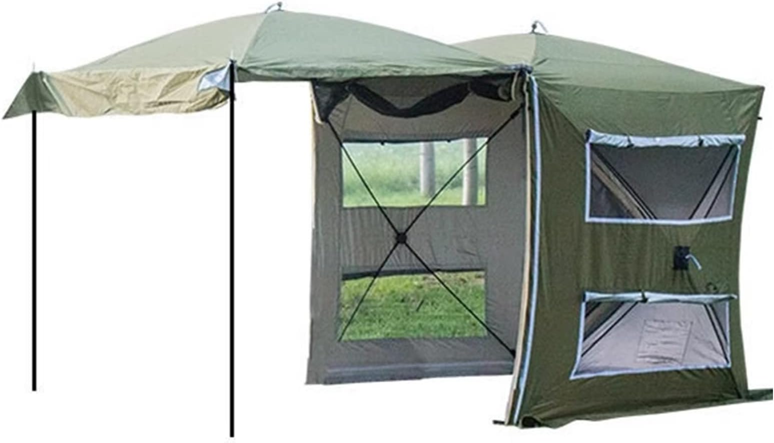SUV Automatic Pop Up Tent - Ultimate Family Portable Instant Tent For Camping & Travel - Multiple Person, Car Awning Tailgate Tent With Carrying Bag - Universal Vehicle Sun Shelter