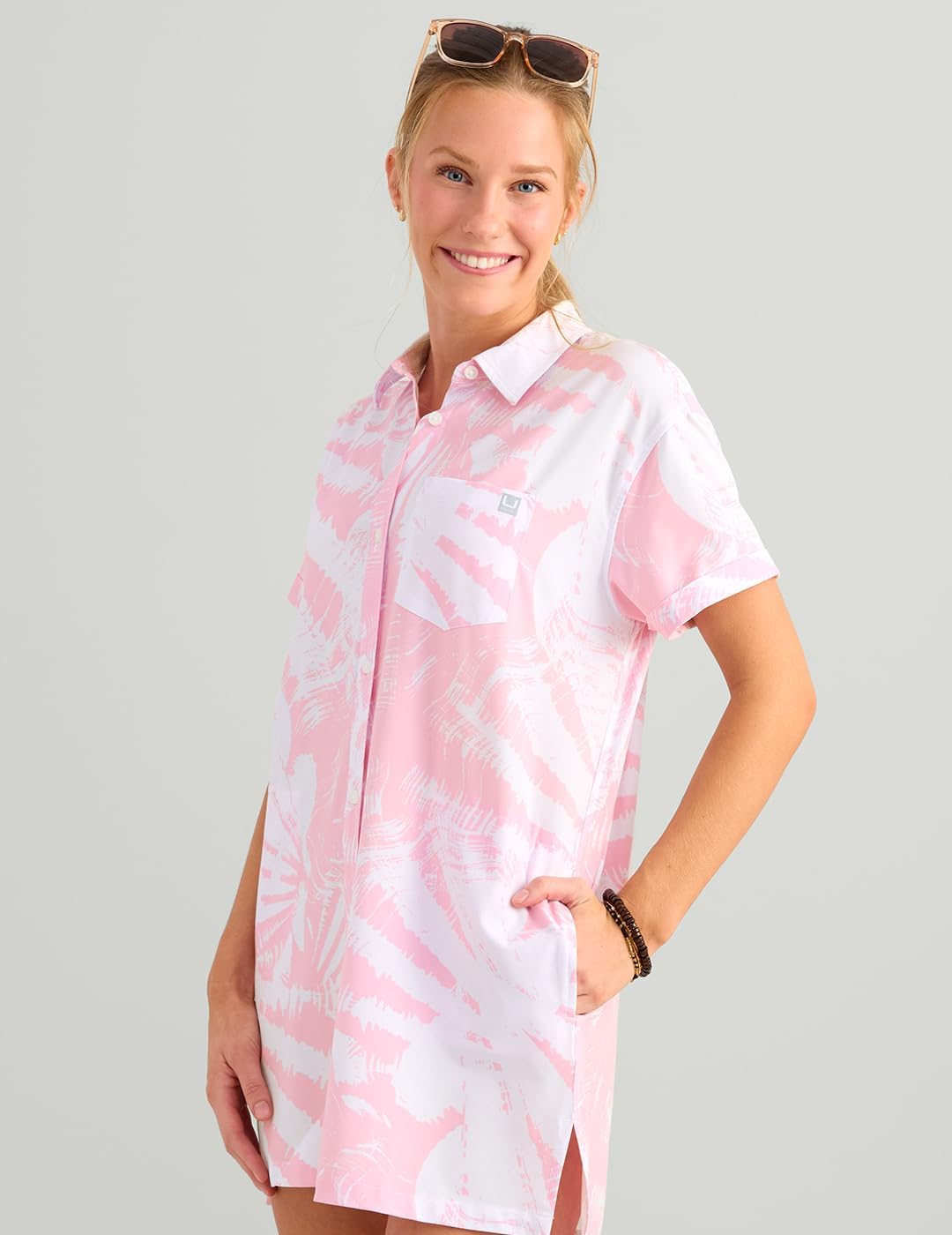 HUK Women's Kona Cover-up Dress Lightweight, Quick-dry Beach Cover-up, for Swim, Pool, and Vacation Wear