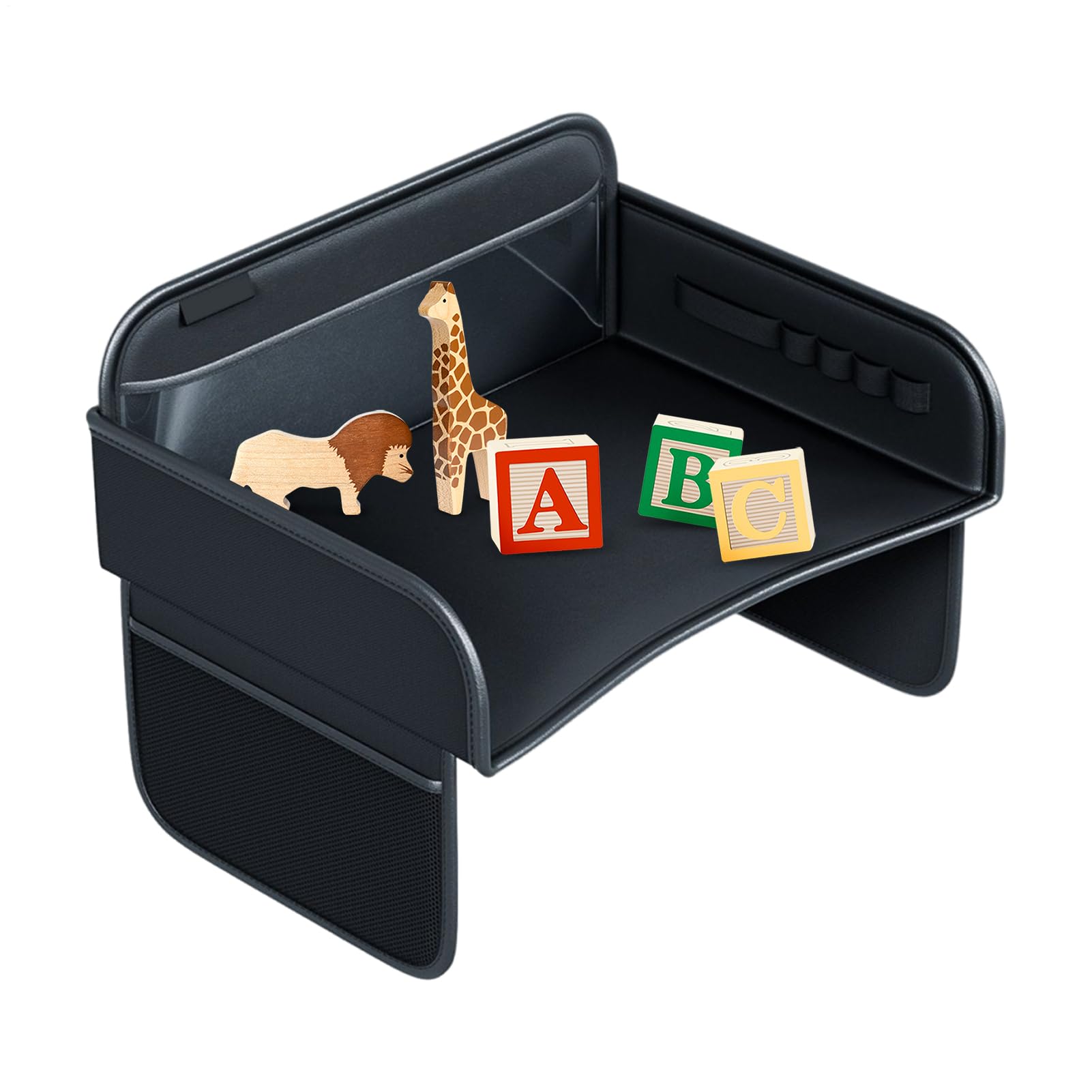 Autositz-Tablett Für Kinderreisen Snack- und Laptoptisch mit Becherhalter
